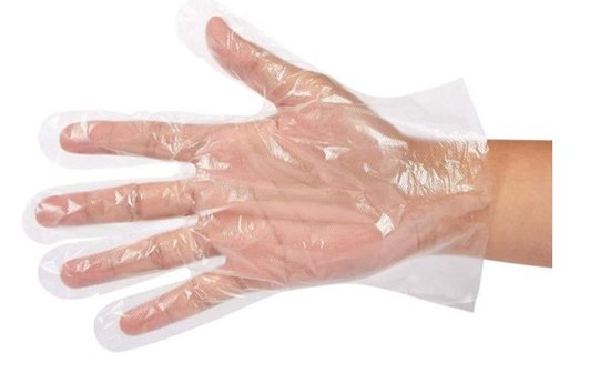 Wegwerp Handschoenen - Plastic - Transparant - 200 Stuks - Merkloos