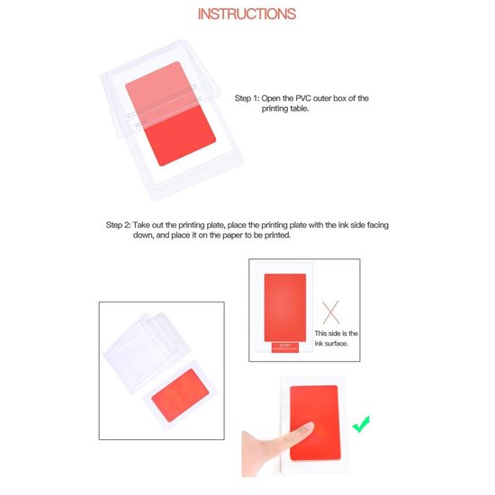 2 Inktpads voor hand- en voetafdrukken van baby's - Zonder Puin en Inkt aan handen - Veilig voor baby's - Raakt de huid niet aan - Perfect aandenken of cadeau - Kraamcadeau - Groen van Merkloos — afbeelding 3
