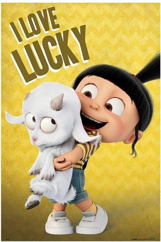 DESPICABLE ME 3 - Poster 61X91 - I Love Lucky