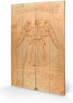DOCTOR WHO - Printing on wood 40X59 - Weeping Angel
