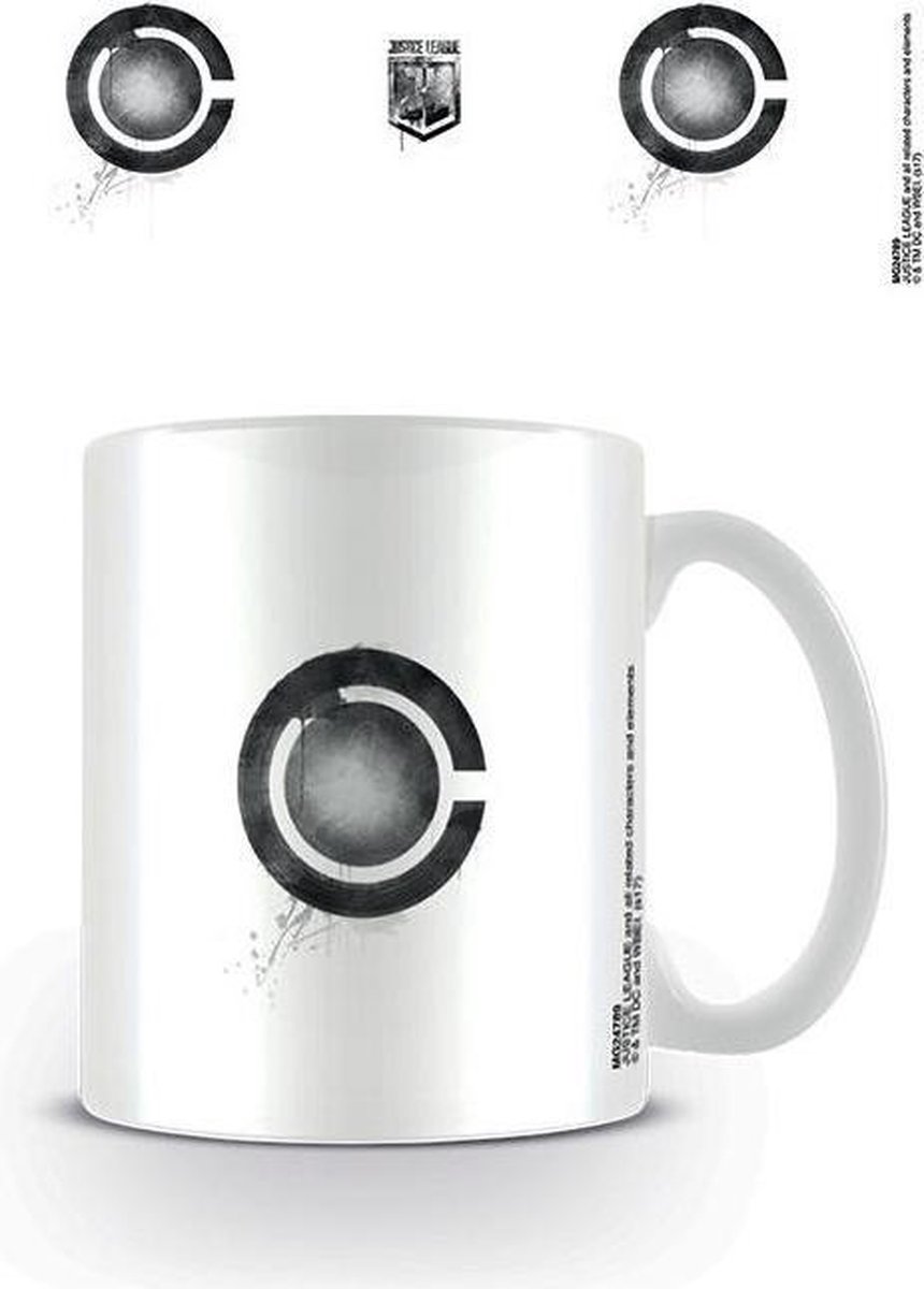 JUSTICE LEAGUE - Mug - 300 ml - Cyborg Logo Drip
