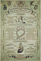 Harry Potter - Poster 61x91 - Hogwarts School List