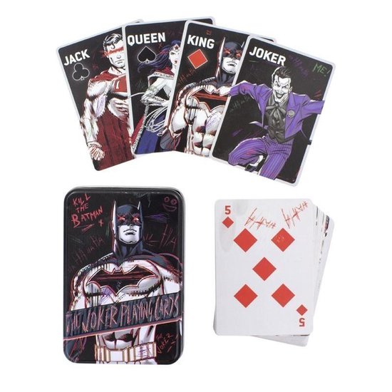 Thumbnail van een extra afbeelding van het spel Paladone DC Comics: The Joker Playing Cards