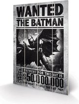 Batman Arkham Origins - Wanted Wood Print 20 X 29.5 cm