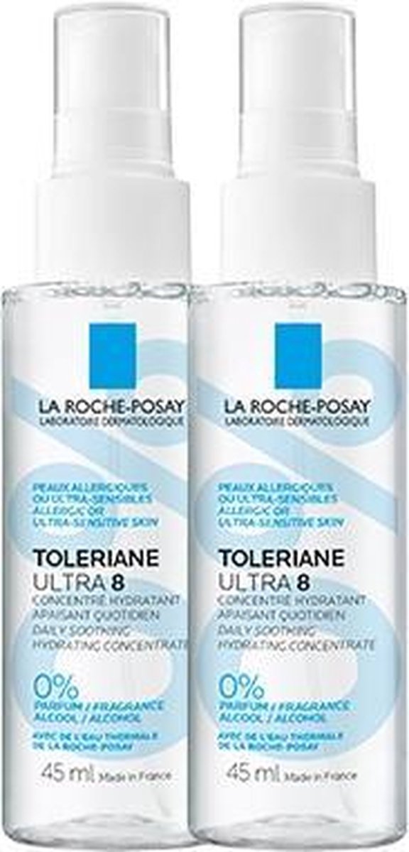 La Roche-Posay Toleriane Ultra 8 Dagverzorging - 2x45ml - Hydrateert |  bol.com