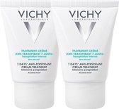 Vichy Deodorant Intense Transpiratie crème 7 dagen - Deodorant - 2 x 30ml