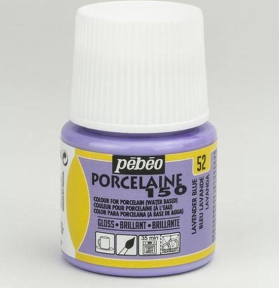 Foto: Porseleinverf 52 lavender blue pebeo 45ml