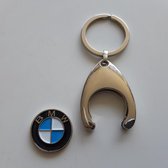 BMW logo sleutelhanger winkelwagenmunt