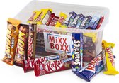 Mixxboxx van Chocolade Repen - 48 stuks - Voordeelpak - Lion, Rolo, Smarties, Crunch, Nuts, KitKat - 1710 gram