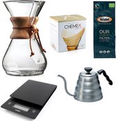 Chemex Coffeemaker slow coffee starter kit 10-Kops