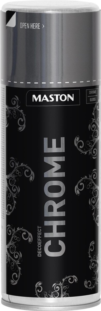 Maston Decoeffect Chrome - chroom - spuitverf - 400 ml - spuitbus verf