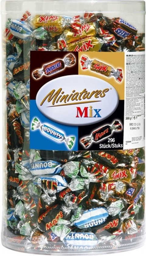 Mars Miniatures Mix - 296 stuks - 3kg - Mars