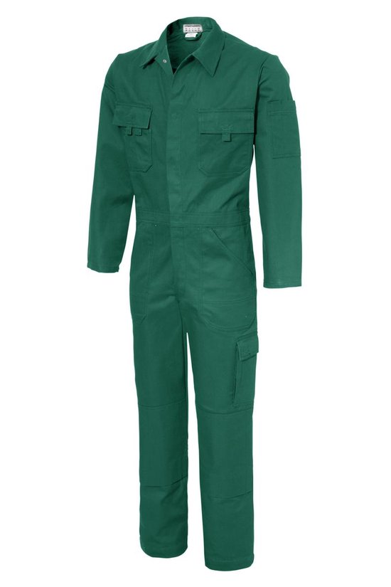 Ultimate Workwear - Combinaison Standard BASEL - coton 100% - 320gr / m2 - Vert (Vert bouteille)