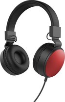 Maxam EJ-0301M On-ear koptelefoon - Zwart/Rood