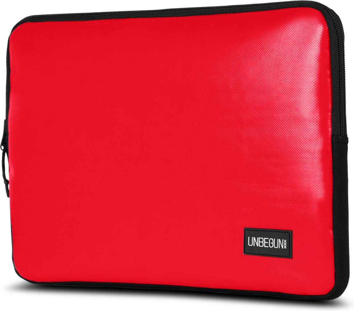 MacBook Air 13 inch hoes van gerecycled materiaal (duurzaam) - Rode laptop sleeve/case voor de MacBook Air 13 inch M2 (2023/2024)
