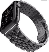 Schakelarmband compatibel met Apple Watch 41/40/38, Zwart, Jazzy