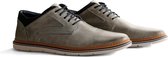 Travelin Kempsey - Sportieve Leren Heren Sneaker - Grijs - Maat 41