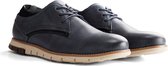 Travelin Stirling - Nette veterschoenen met extra demping - Blauw - Maat 40