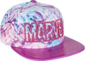 Marvel Pink Logo Snapback Cap