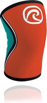Rehband RX Kniebrace - 5 mm - Oranje/Turquoise - L