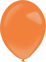 Amscan Ballonnen Metallic 13 Cm Latex Oranje 100 Stuks