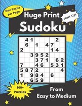 Huge Print Sudoku from Easy to Medium