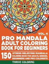 Pro Mandala Adult Coloring Book For Beginners