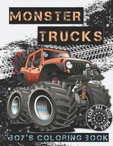 Monster Trucks, Boy's Coloring Book