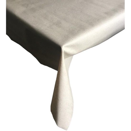 Slovenië tiran Zichtbaar Luxe buiten tafelkleed/tafelzeil cremewit 140 x 250 cm rechthoekig -  Tafellinnen -... | bol.com