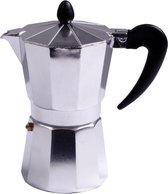 Aluminium moka/koffiemaker voor 6 kopjes - Koffiezetapparaat - Italiaanse koffiezetter - Caffetiere