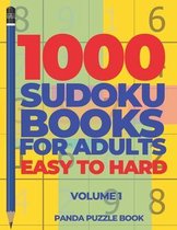 1000 Sudoku Books For Adults Easy To Hard - Volume 1