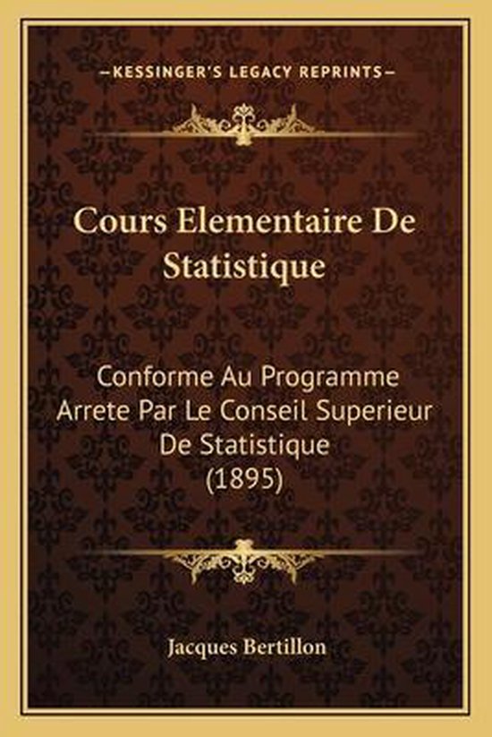 Cours Elementaire de Statistique