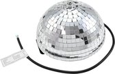 EUROLITE Demi Boule Disco - Boule Miroir - Boule Disco 20cm avec moteur
