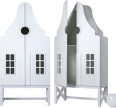 Kast Durgerdam. Kast van een Huis. 210/100/55 cm. Wit