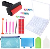 Happy Painter Diamond Painting Accessoires Luxe Set - met 56 Vakjes Opbergdoos / sorteerdoos - compleet pakket