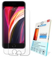 BE-SCHERM Apple iPhone SE / 8 / 7 / 6s / 6 Screenprotector Glas (2x) - Tempered Glass - Case Friendly