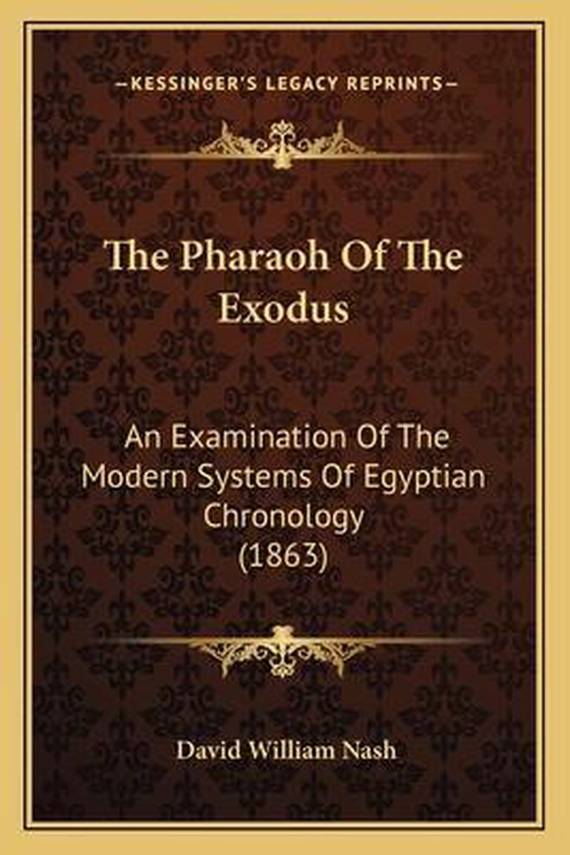 The Pharaoh Of The Exodus van David William Nash