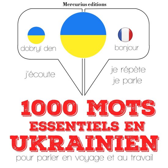 1000 mots essentiels en ukrainien - cover