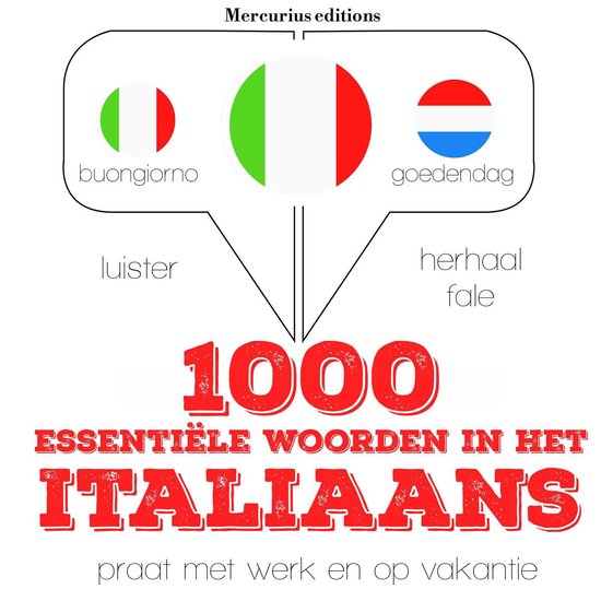 1000 essentiële woorden in het Italiaans - cover