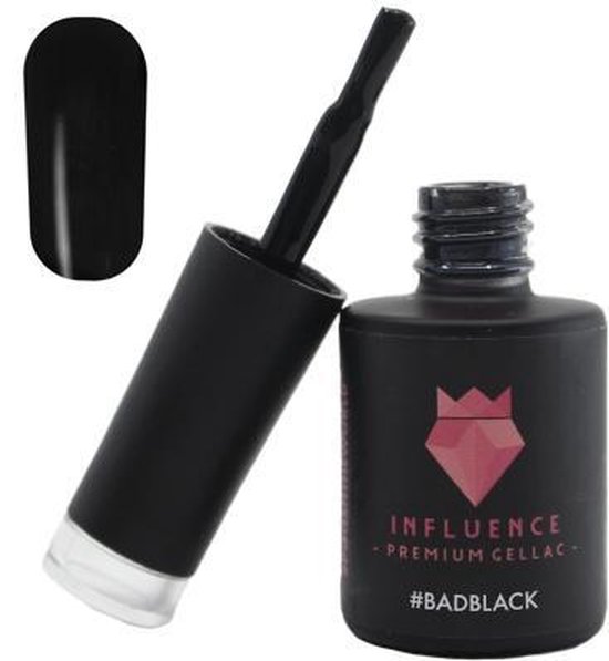 #BADBLACK – Influence Gellac – Zwarte gellak – Gellak zwart UV – UV Gellak – Gel nagellak – Gellac – Kado vrouw – Sinterklaascadeau – Sinterklaas…