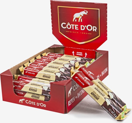 Côte d'Or Chocolade Reep Puur Advocaat 48g 32 stuks