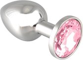 Rimba Bondage Play Buttplug XS met roze kristal