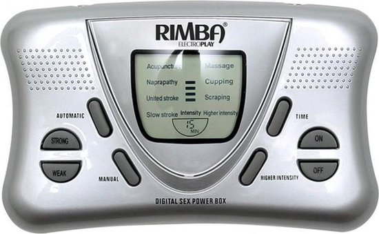 Rimba Electro Play - Electronische Erotische Stimulatie - Powerbox Set Met LCD display