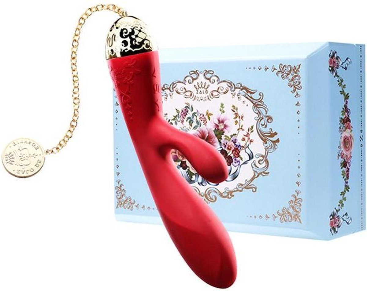 Goedkoopste Zalo - Rosalie - Rabbit Vibrator Met App Control - Rood