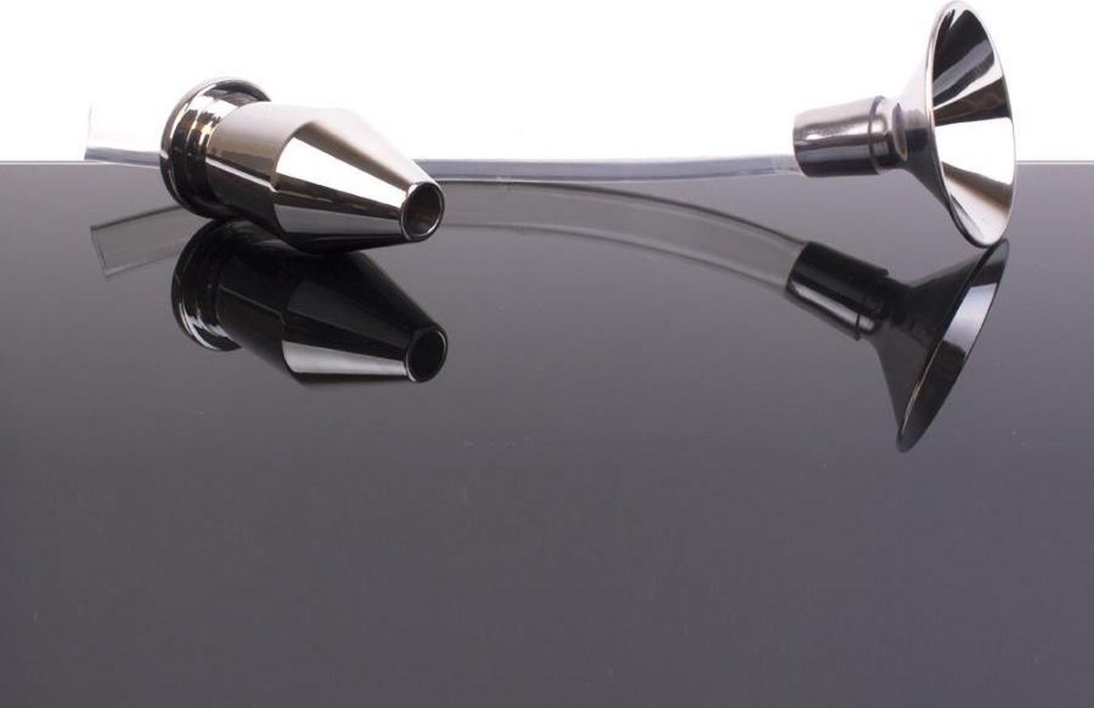 Goedkoopste Anale Trechter met holle buttplug RVS - large