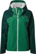 Craghoppers Jas Toscana Waterdicht Dames Polyester Groen Mt 44