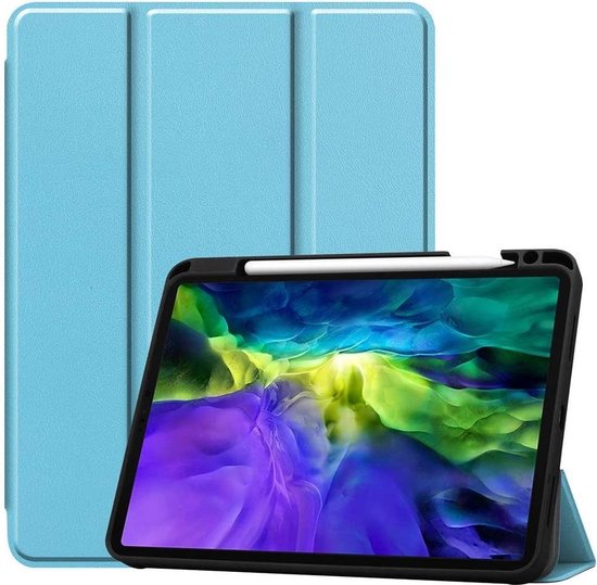 Apple iPad Pro 11 pouces (2021) Cover Blauw Clair - Étui pour