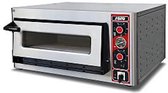 Saro Pizza oven voor 4 pizza's van ø30 cm, boven en onderwarmte apart regelbaar, 2 jaar garantie, professioneel Model FABIO 1620
