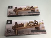Tapas planken van hout ( 2 stuks )