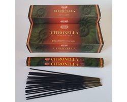 Citronella anti-muggen wierook - anti-wespen - 240 stokjes